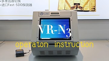 XRF analyzer VR-N3 for precious metal testing
