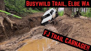 Busywild Trail Carnage // Elbe Hills OHV Washington // Toyota FJ Cruiser
