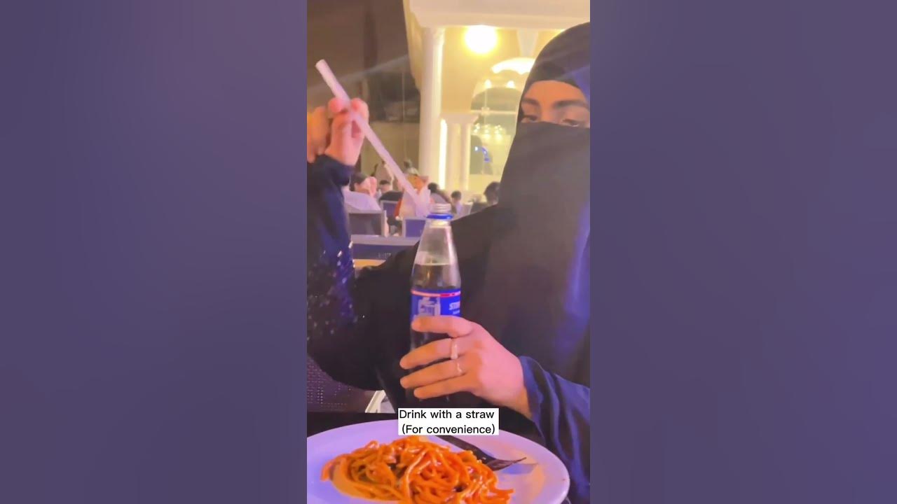 how-to-eat-in-resturants-while-in-veil-youtube