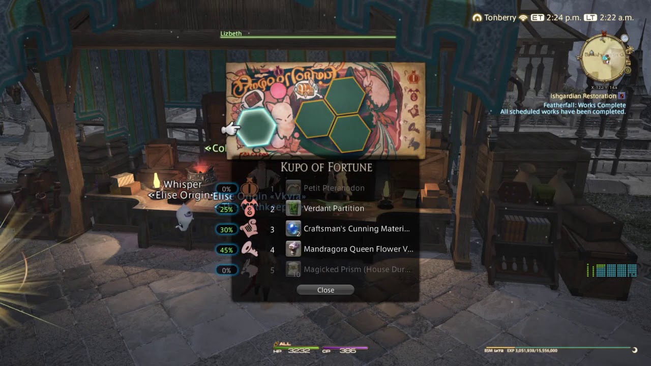 [FFXIV Shadowbringers Patch 5.3] Ishgardian Restoration Kupo of