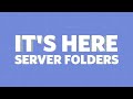 Lançamentos do recurso Discord Server Folder