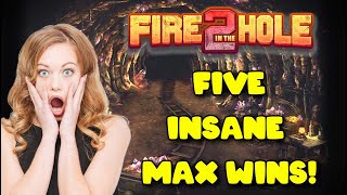 🔥 5 PLAYERS HITS FIRE IN THE HOLE 2 SLOT MAX WIN 🎰 (NOLIMIT CITY)
