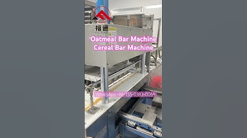 Fully automatic cereal bar making machine, oatmeal bar making machine#cerealbar #granolabars