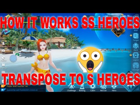 Angel Legion: How to Transpose Red SS Heroes to S Heroes