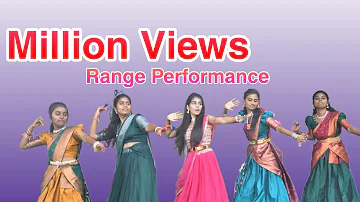 MILLION VIEWS CROSS DANCE  PERFORMANCE ( TELUGU MIX ) AGAIN By Govt Jr college Dhummgudem Girls