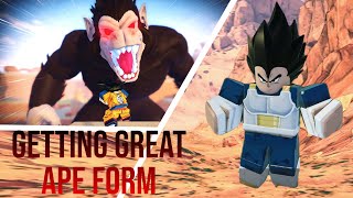 Getting Great Ape Form In Roblox Dragon Soul