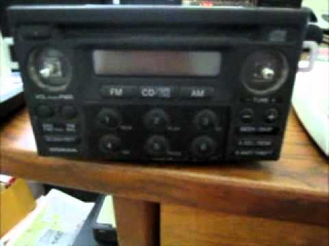 2001 Honda civic radio code reset