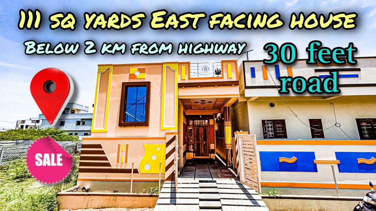 111 east facing sq yards 2BHK independent house for sale in munaganoor Hyderabad near hayathnagar