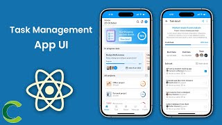 Task Management App UI in React Native Expo | Tasky