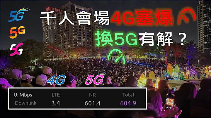 大型會場4G網路塞爆，這時用5G就能照樣百Mbps飆網？[CC字幕] - 天天要聞