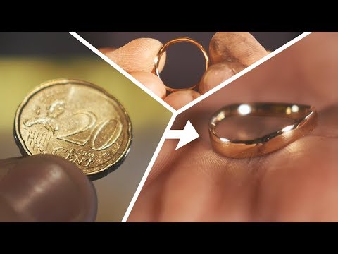 Vidéo: Bague Pièce De Monnaie Bricolage