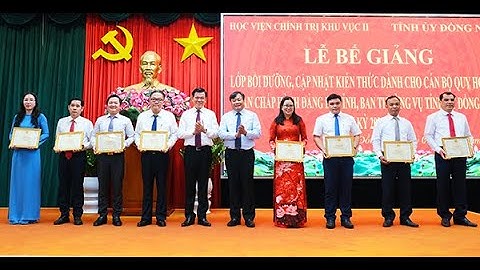 Bế giảng lớp bồi dưỡng, cập nhật kiến thức dành cho cán bộ nguồn nhiệm kỳ 2025-2030