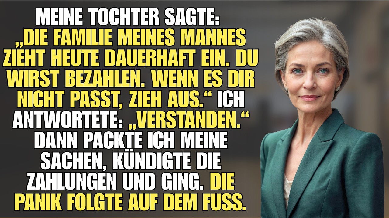 Es war ein ganz normaler Dienstagmorgen, ich trank meinen Kaffee, als meine Tochter Stephanie in die Küche kam und mir ohne jede Vorwarnung verkündete: „Carstens Eltern ziehen heute bei uns ein....