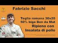 teglia romana 30x20 biga 50% Bon da Mat Ripiena con insalata di pollo