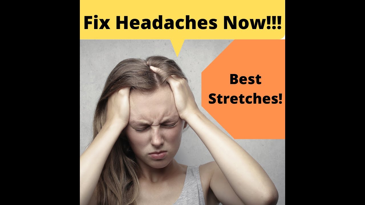 Headache and Migraine Relief Now!!! {3 Easy Physiotherapy Exercises