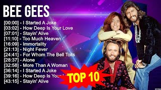 B e e G e e s Songs ⭐ 70s 80s 90s Greatest Hits ⭐ Best Songs Of All Time