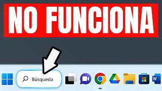 La BARRA de BUSQUEDAS de Windows 11 NO FUNCIONA (Solucion)