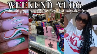 Weekend Vlog | Graduation Prep, CAVA, New YSL, Bloomingdales, Tom Ford