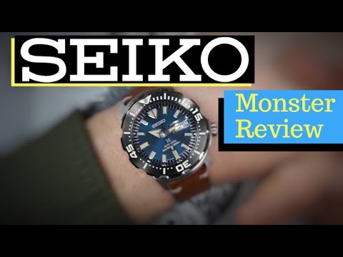 Seiko Prospex Monster Blue Dial Divers 200M Automatic SRPD25 Full Review -  YouTube