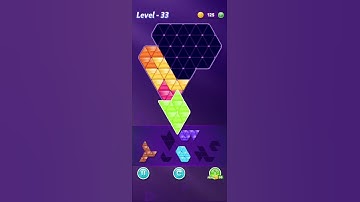 Block!Triangle puzzle:Tangram⬅️Level 33 Advanced