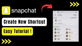 How to Create New Shortcut on Snapchat ! screenshot 4