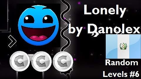 Lonely by Danolex [Easy] - 100% (All Coins) | Geometry Dash
