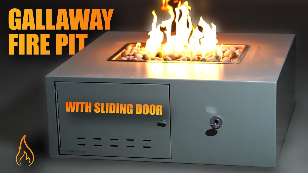 Introducing The Gallaway Low Profile Metal Fire Pit!