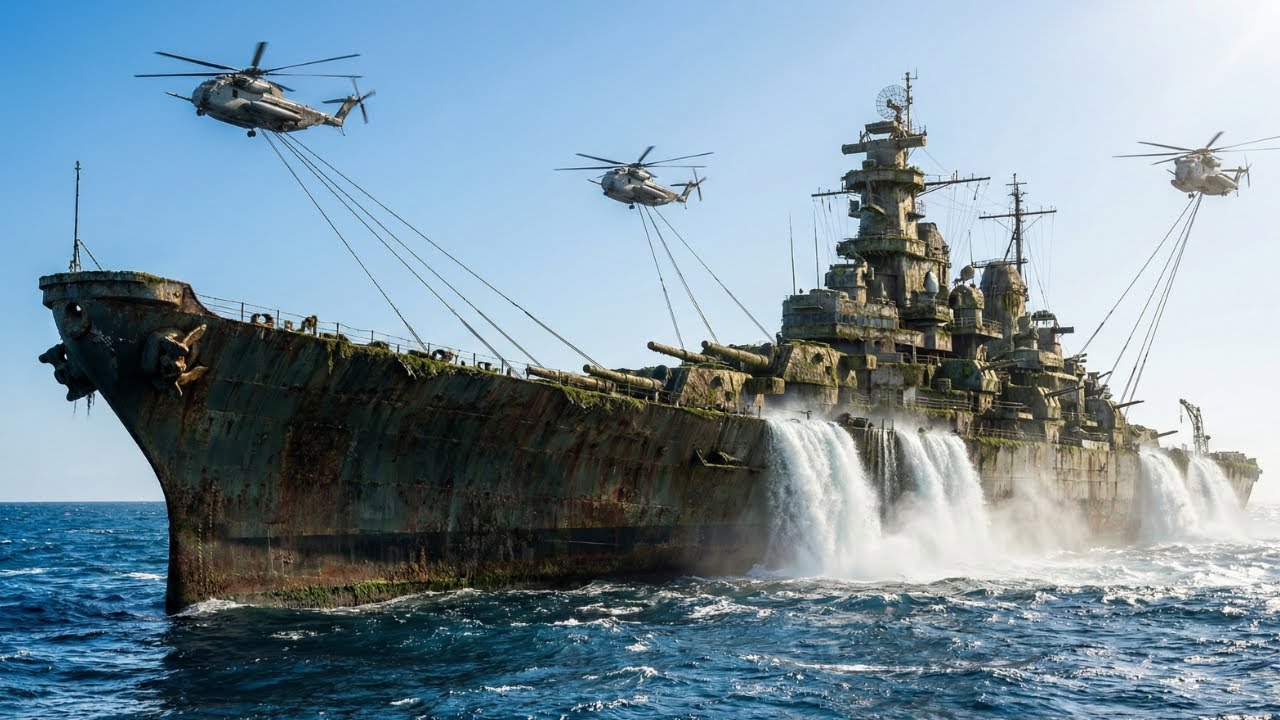 Legendary Recovery: Restoring the Battleship Bismarck from the Seabed