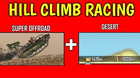 Hill Climb Racing - Gameplay Walkthrough Part - 133 Super Offroad/Desert || Game Market