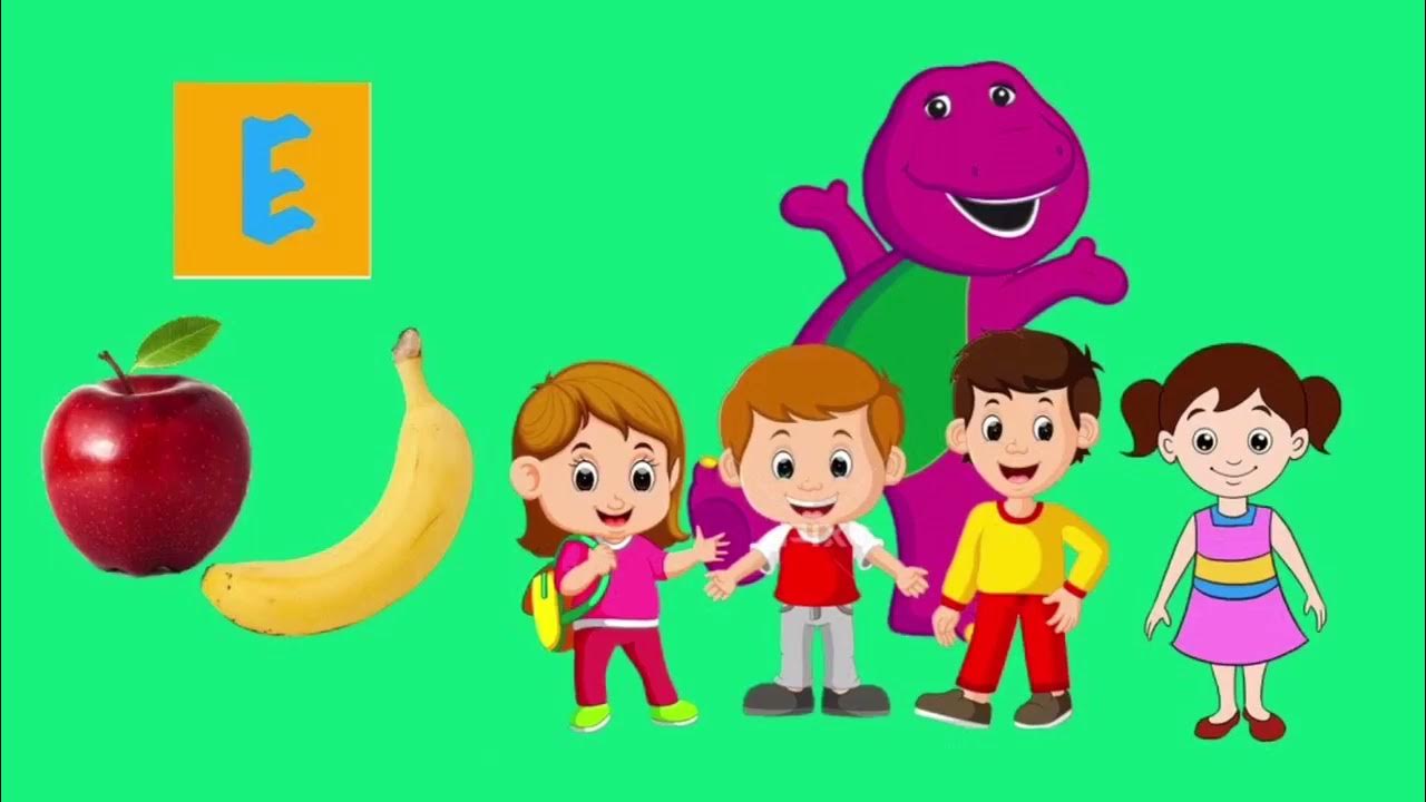 Barney Song Apples and Bananas YouTube