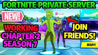 *UPDATED* PRIVATE SERVER (DEV ACCOUNT) ON FORTNITE SEASON 7 + JOIN FRIENDS! (WITH STORM)