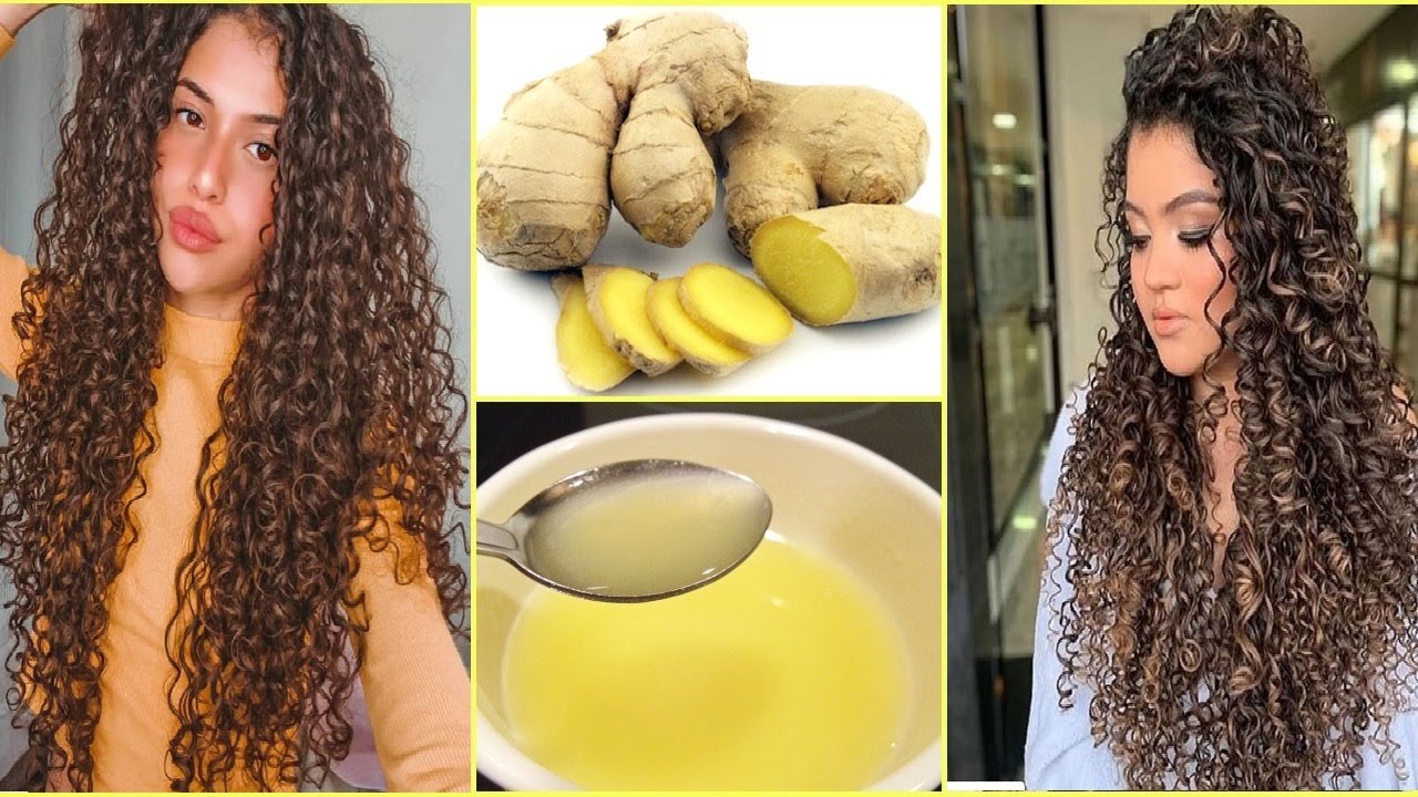 RETO PARA HACER CRECER EN 1 MES TU PELO RIZADO CON JENGIBRE Y ESTOS  INGREDIENTES! - YouTube