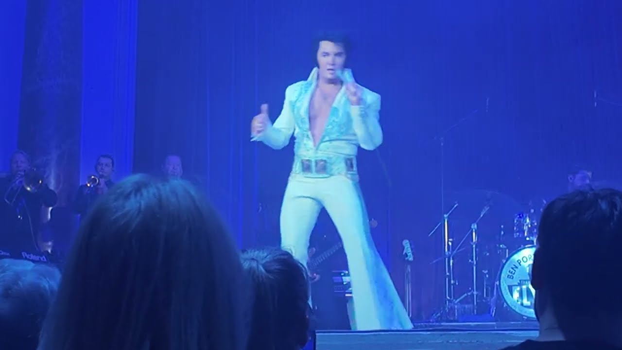 Ben Portsmouth Elvis. Cheltenham town hall 7.2.26. Tom jones cover if I never fall in love again
