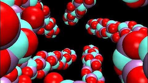 "Fly-thru" Animation of the Acetylchoine Molecule in Maya