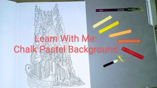 Learn With Me: Creating a Chalk Pastel Background