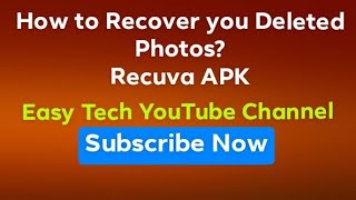 How to recovery your photos? Deleted photos, Memory Format? Use recuva apps by Easy Tech. screenshot 4