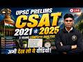 UPSC Prelims 2026: CSAT Paper 2 Complete PYQ Analysis 2021–2025