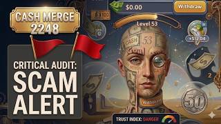 Cash Merge 2248 Review - Another Fake Merge Game to Avoid ❌ screenshot 4