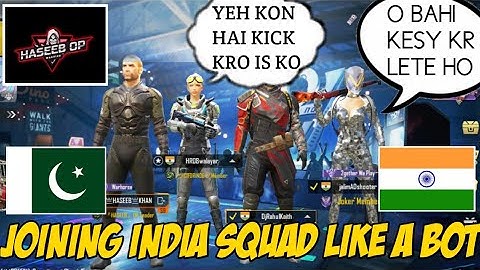 I JOIN RANDOM INDIAN SQUAD LIKE A BOT||PART 3||HASEEB OP||PUBG MOBILE