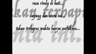 4WD - Jangan Lupakan Aku (lyric on screen)