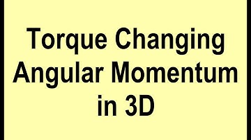 Torque Changing Angular Momentum in 3D
