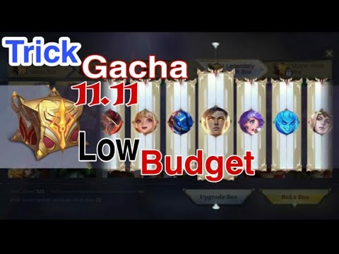 Trick Gacha Event 11.11 Low Budget | Gacha Skin Gusion 11.11 | Mobile Legends