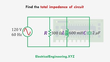 How to find total impedance of Parallel RLC Circuits