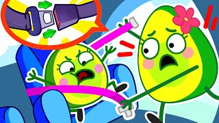 Safety Rules in the Car  Buckle Up!  + More Kids Songs & Nursery Rhymes | Pit & Penny Tales
