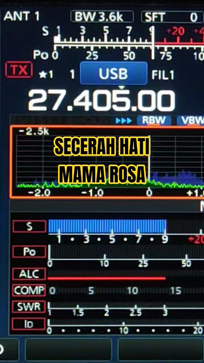 SECERAH HATI MAMA ROSA #shorts #video #cbradio #11meter #radio #ssb #hfradio #27mhz #icom #yaesu #hf