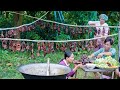 Braised Pig Stomach | Cooking Phaklov Pig Stomach Recipe in Village | Eating Food with Fresh Natural