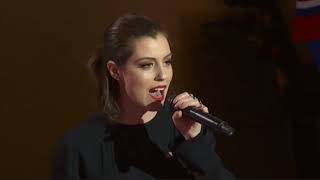 Sara Diamond Sings National Anthems - Montreal Canadiens vs New Jersey Devils