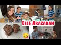 MEUS PEQUENOS MASTER CHEFES ( ELES FIZERAM BOLO SOZINHOS)