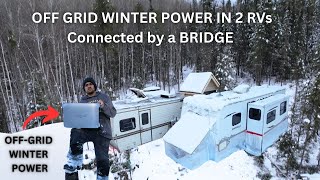 Celebrity WINTER in 2 RVS connected by a BRIDGE | EcoFlow DELTA 3 Max Plus Power Our Entire Off-Grid Life? Profile