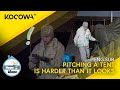 KEY Struggling To Pitch His Tent For 4 Minutes Straight | Home Alone EP537 | KOCOWA+